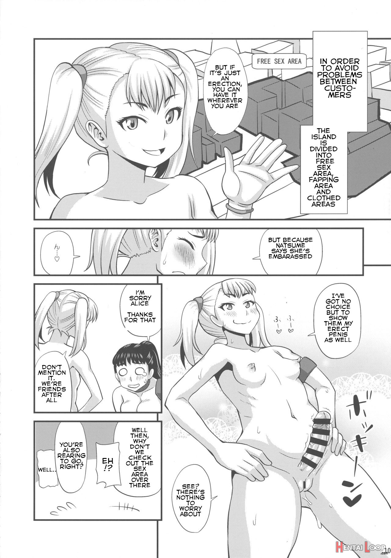 Futanari Nudist Vacation page 8