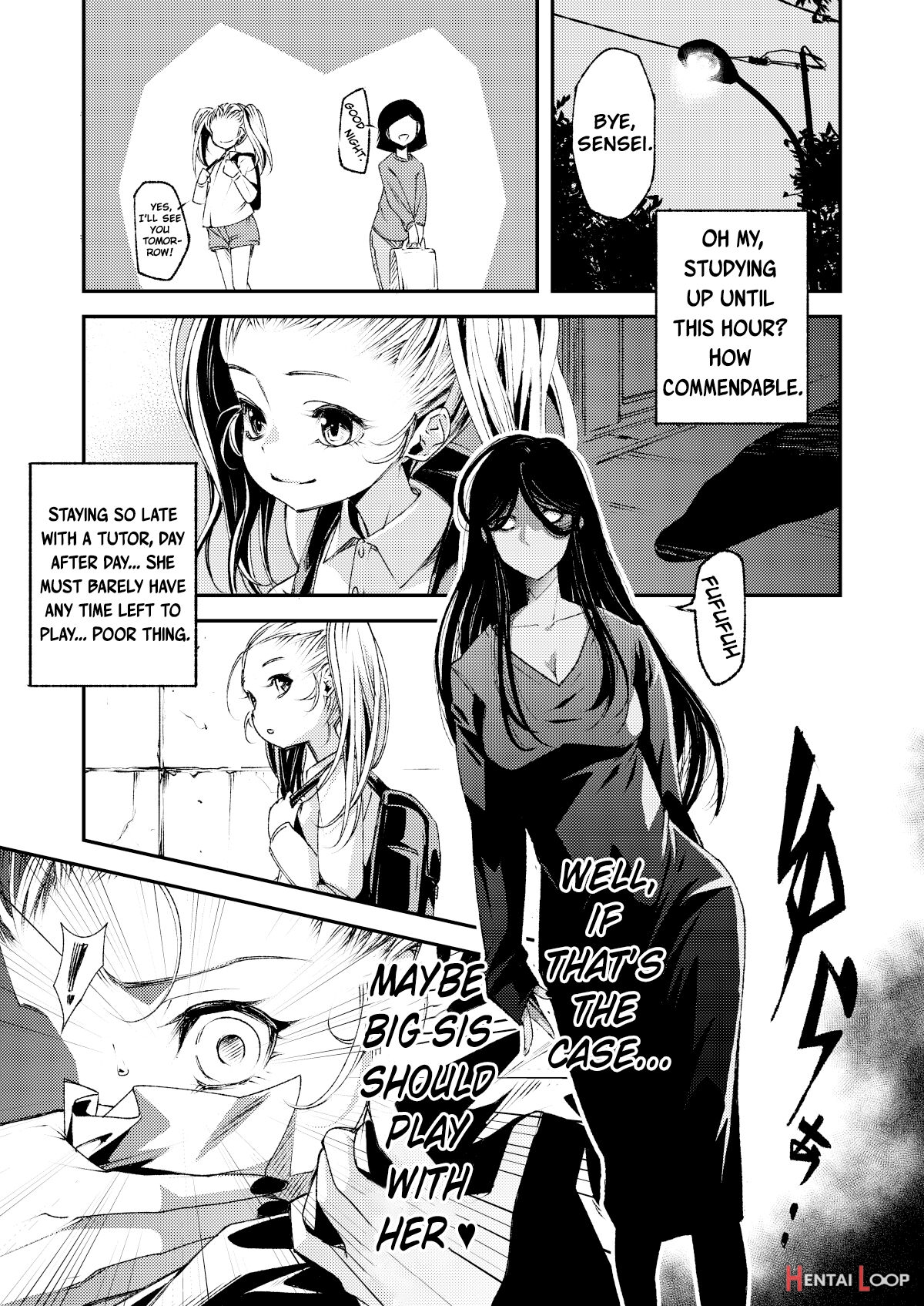 Futanari Onee-san To Loli page 1