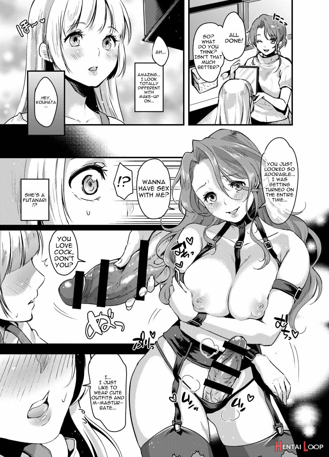 Futanari Ryoubo-san To Mesuiki Josou Danshi page 12