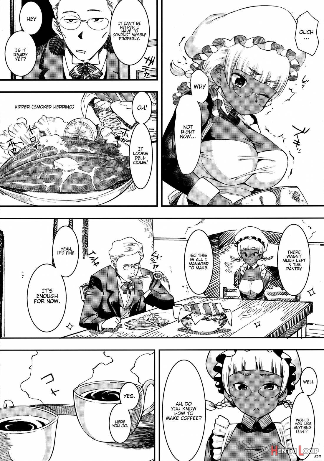 Ganso! Kasshoku Kokumaro Funnyuu Maid!!! page 10