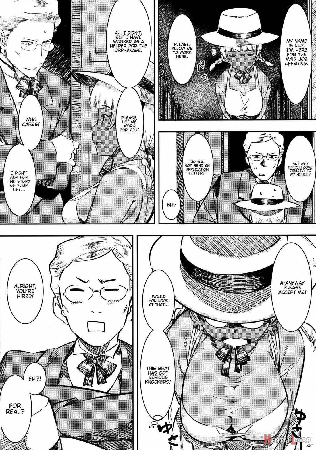 Ganso! Kasshoku Kokumaro Funnyuu Maid!!! page 8