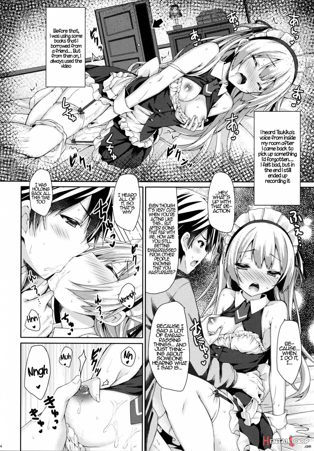 Ginpatsu + Maid (goshujin-sama + Kataomoi) Hatsutaiken ÷ Ecchi = Daisuki! page 12