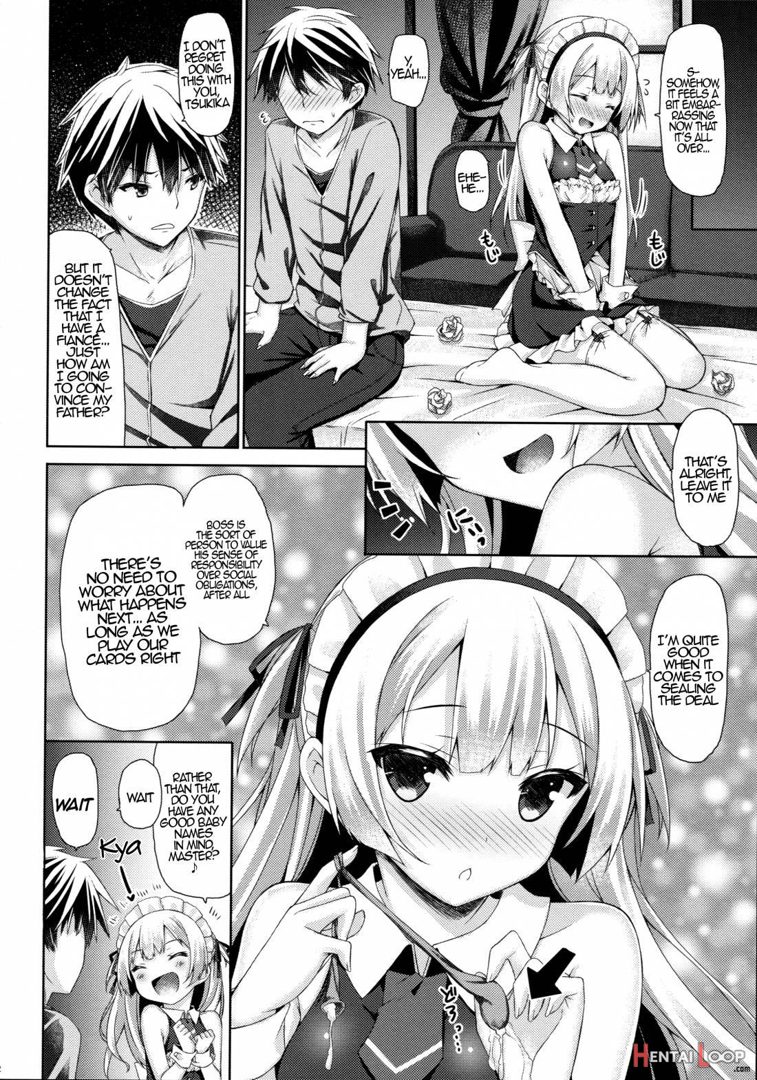 Ginpatsu + Maid (goshujin-sama + Kataomoi) Hatsutaiken ÷ Ecchi = Daisuki! page 20