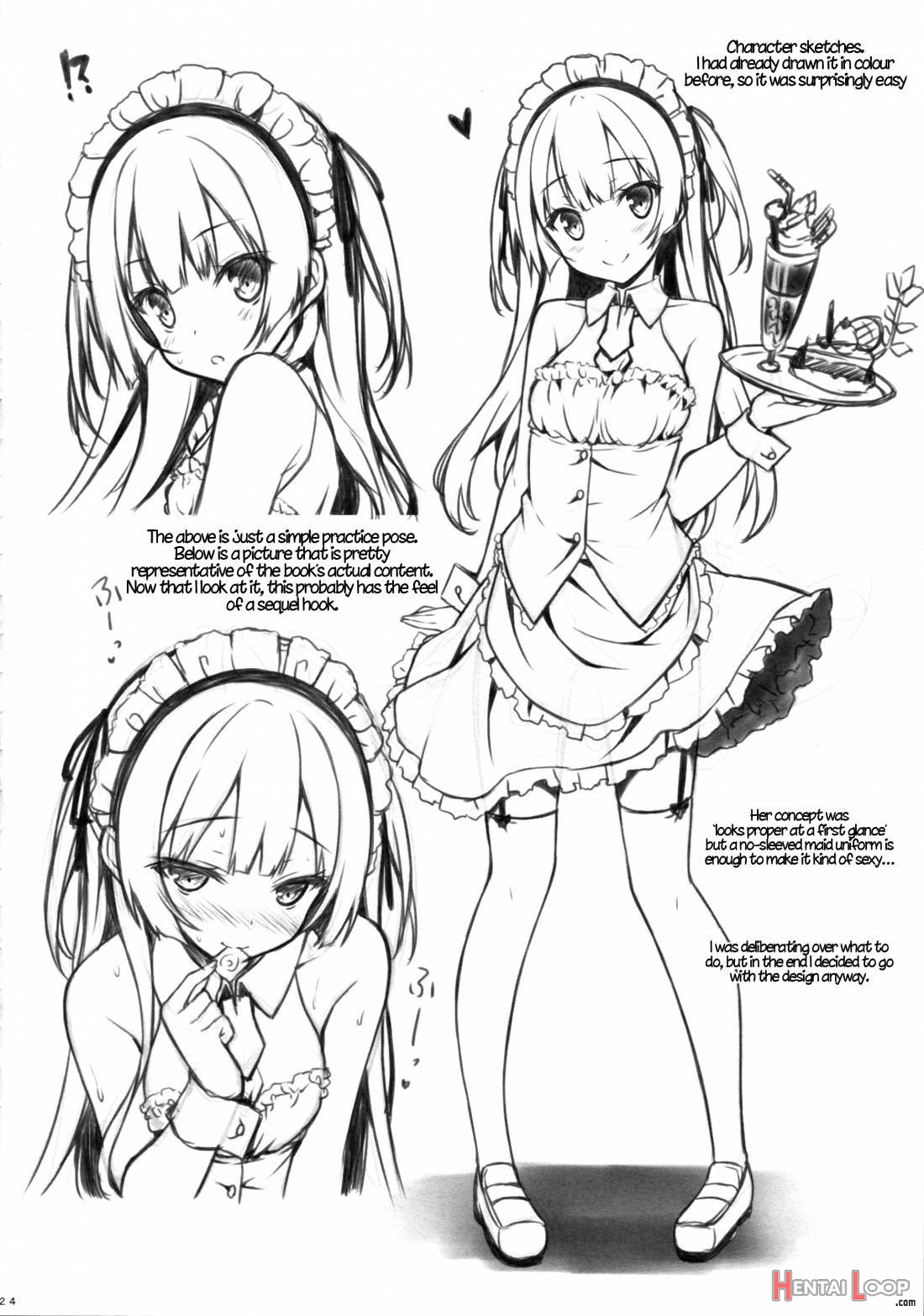 Ginpatsu + Maid (goshujin-sama + Kataomoi) Hatsutaiken ÷ Ecchi = Daisuki! page 22