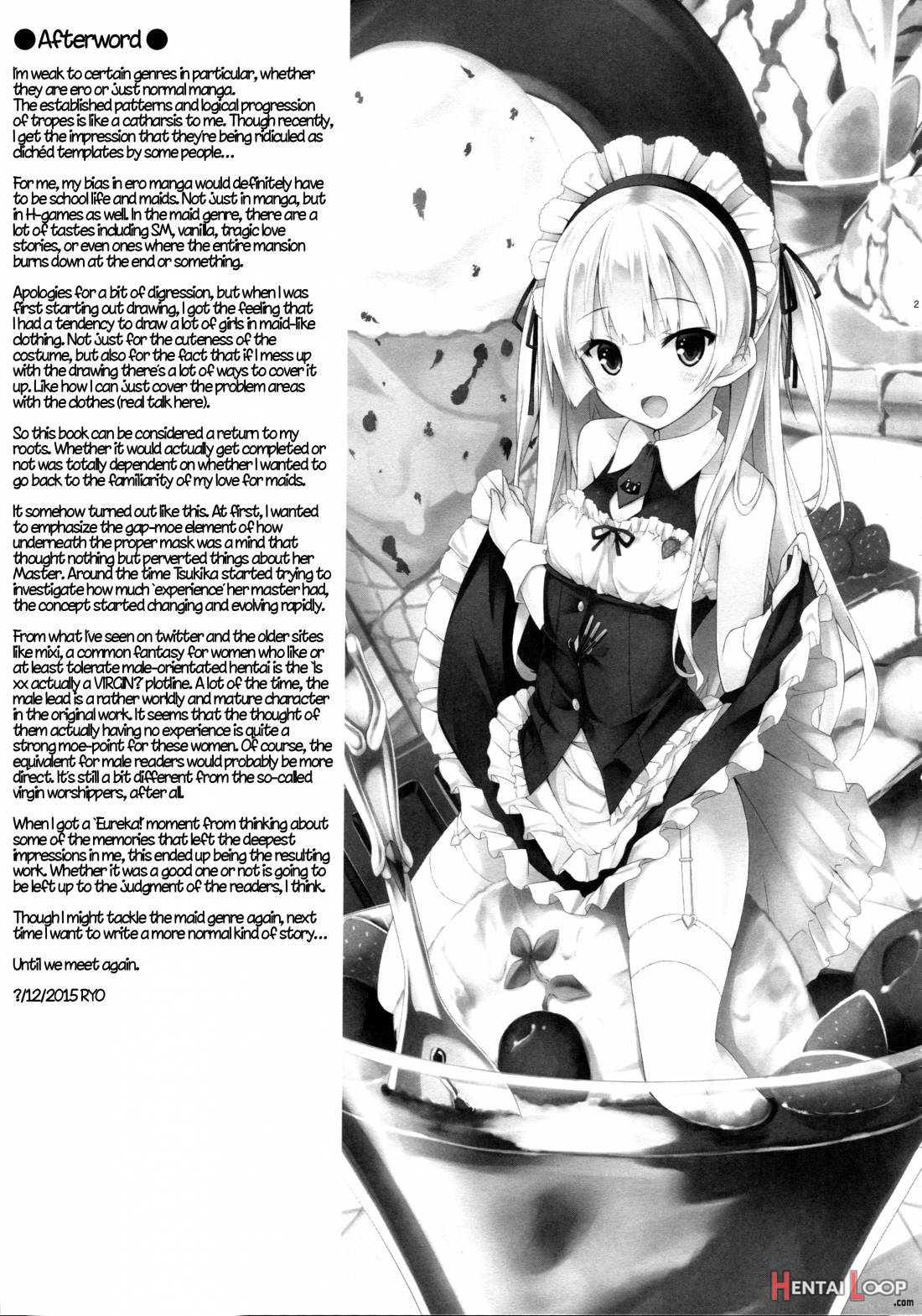 Ginpatsu + Maid (goshujin-sama + Kataomoi) Hatsutaiken ÷ Ecchi = Daisuki! page 23