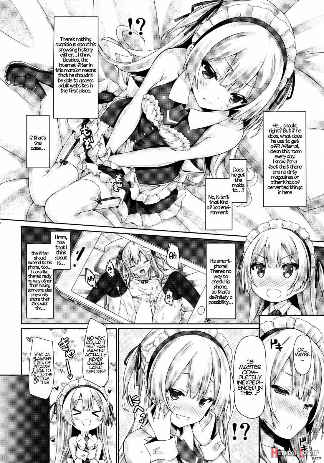 Ginpatsu + Maid (goshujin-sama + Kataomoi) Hatsutaiken ÷ Ecchi = Daisuki! page 6