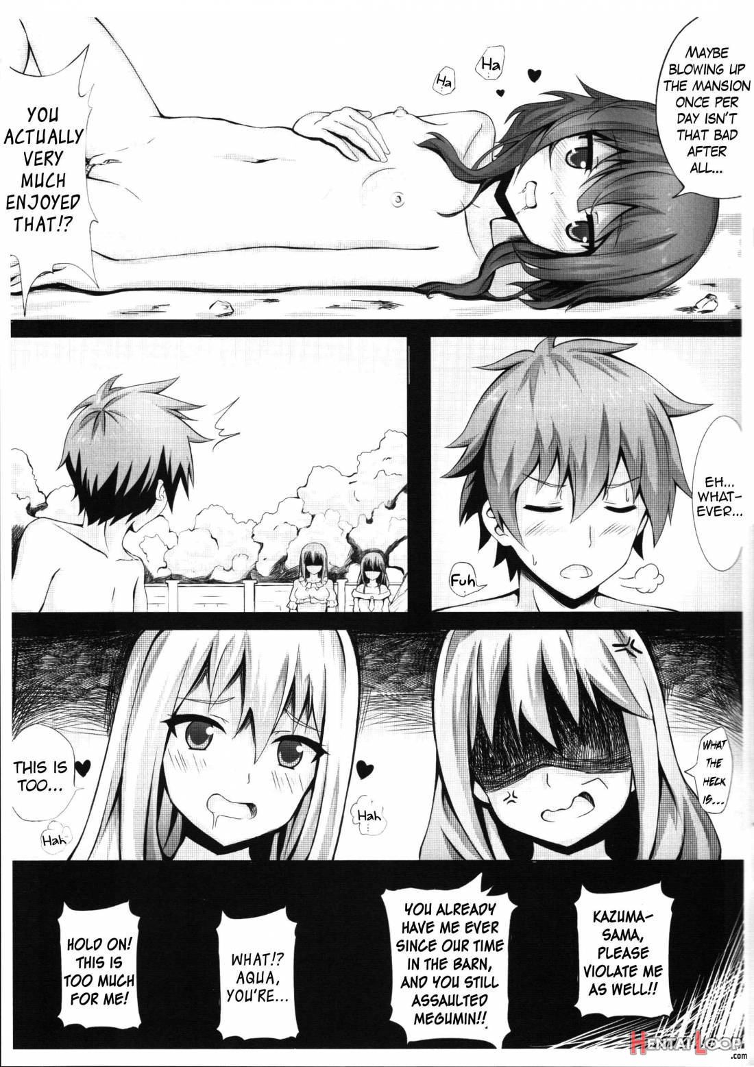 Giving ○○ To Megumin In The Toilet! page 16
