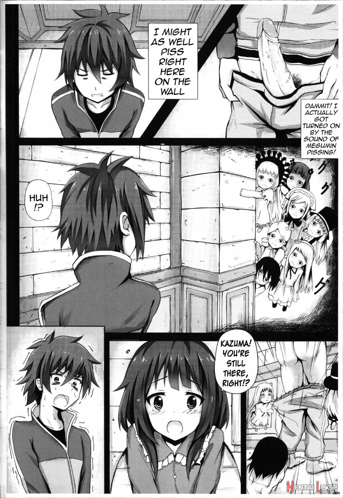 Giving ○○ To Megumin In The Toilet! page 3