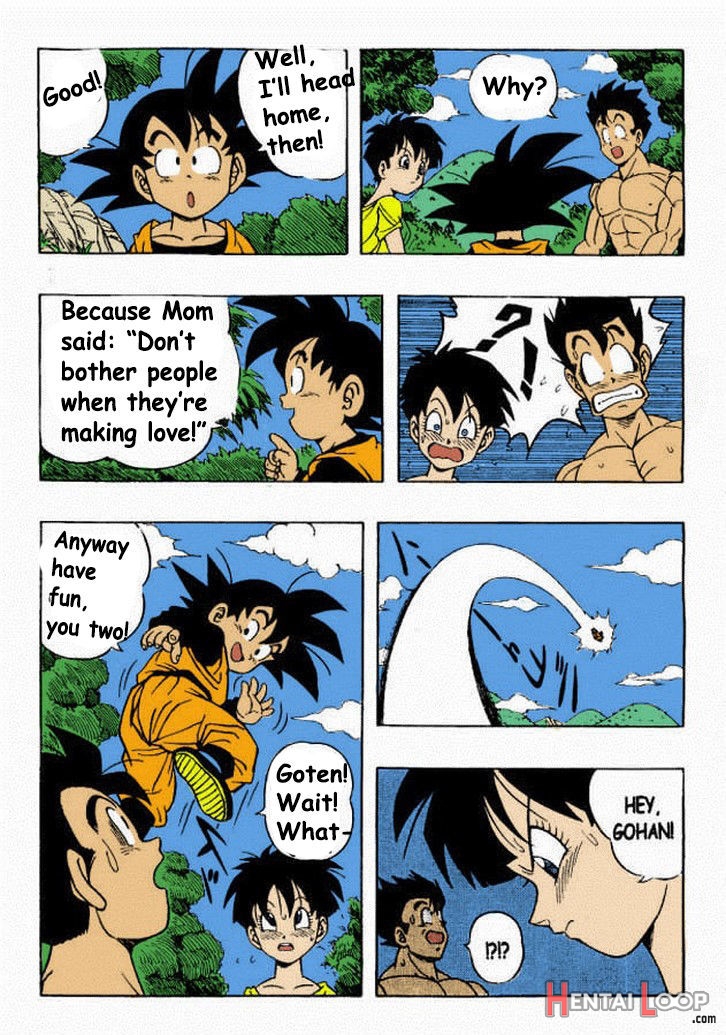 Gohan X Videl English Dubbed *color* page 2