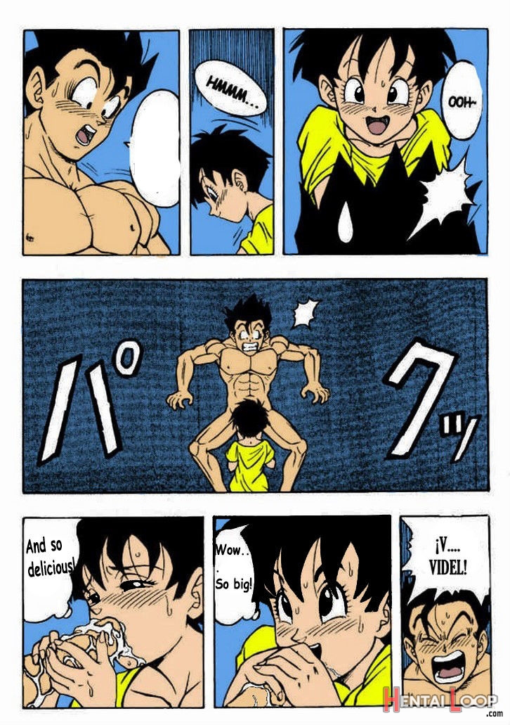 Gohan X Videl English Dubbed *color* page 5