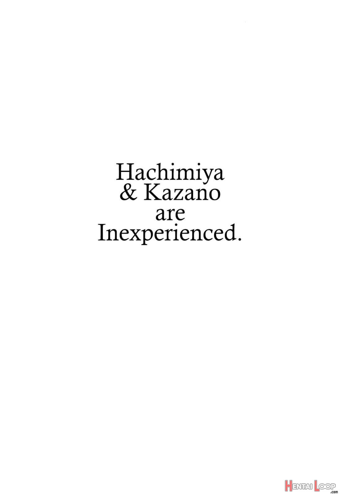 Hachimiya-san To Kazano-san Wa Sex Ga Dekinai page 5