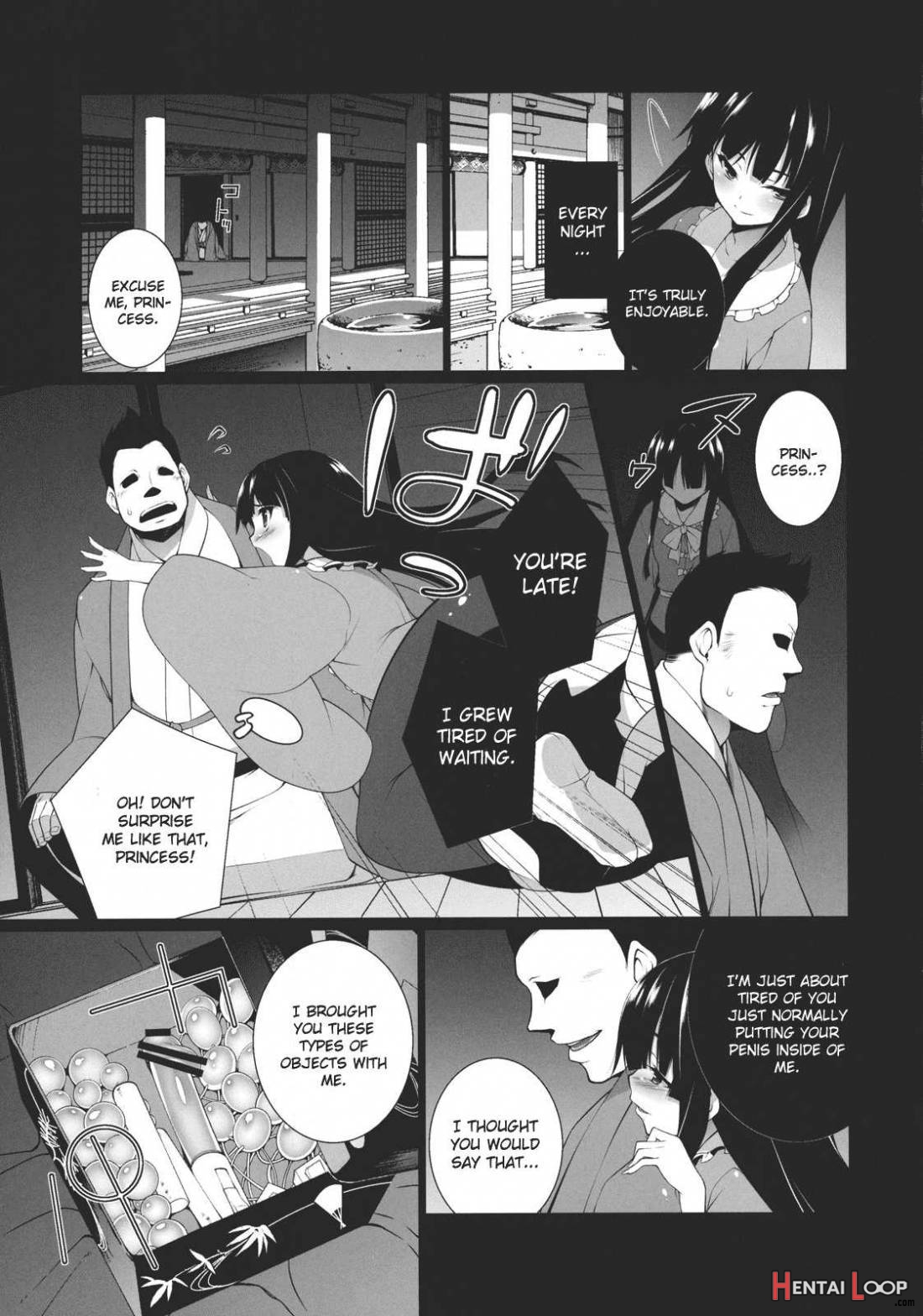 Hi-gin No Saji, Kuroi Tsuki page 6
