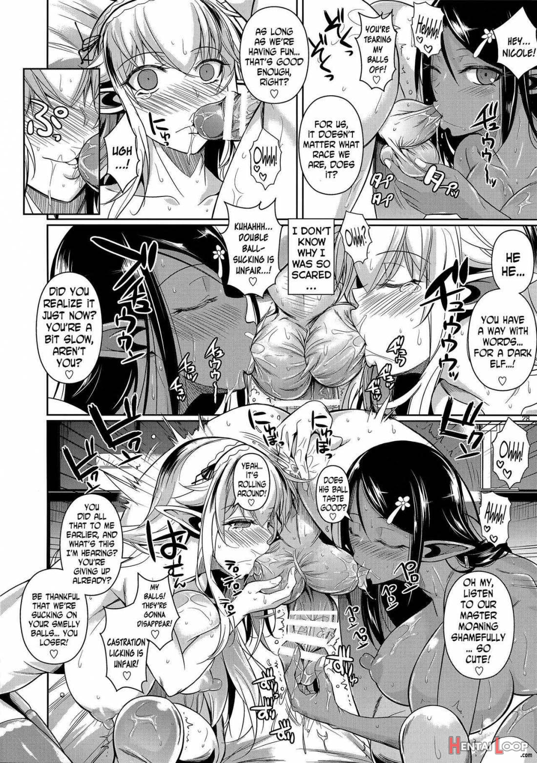 High Elf X High School Shiro X Kuro page 28