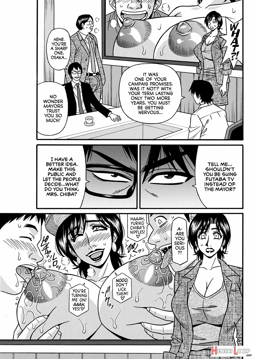 Hitozuma Shichou No Inbi Na Seikou Kaikaku page 118