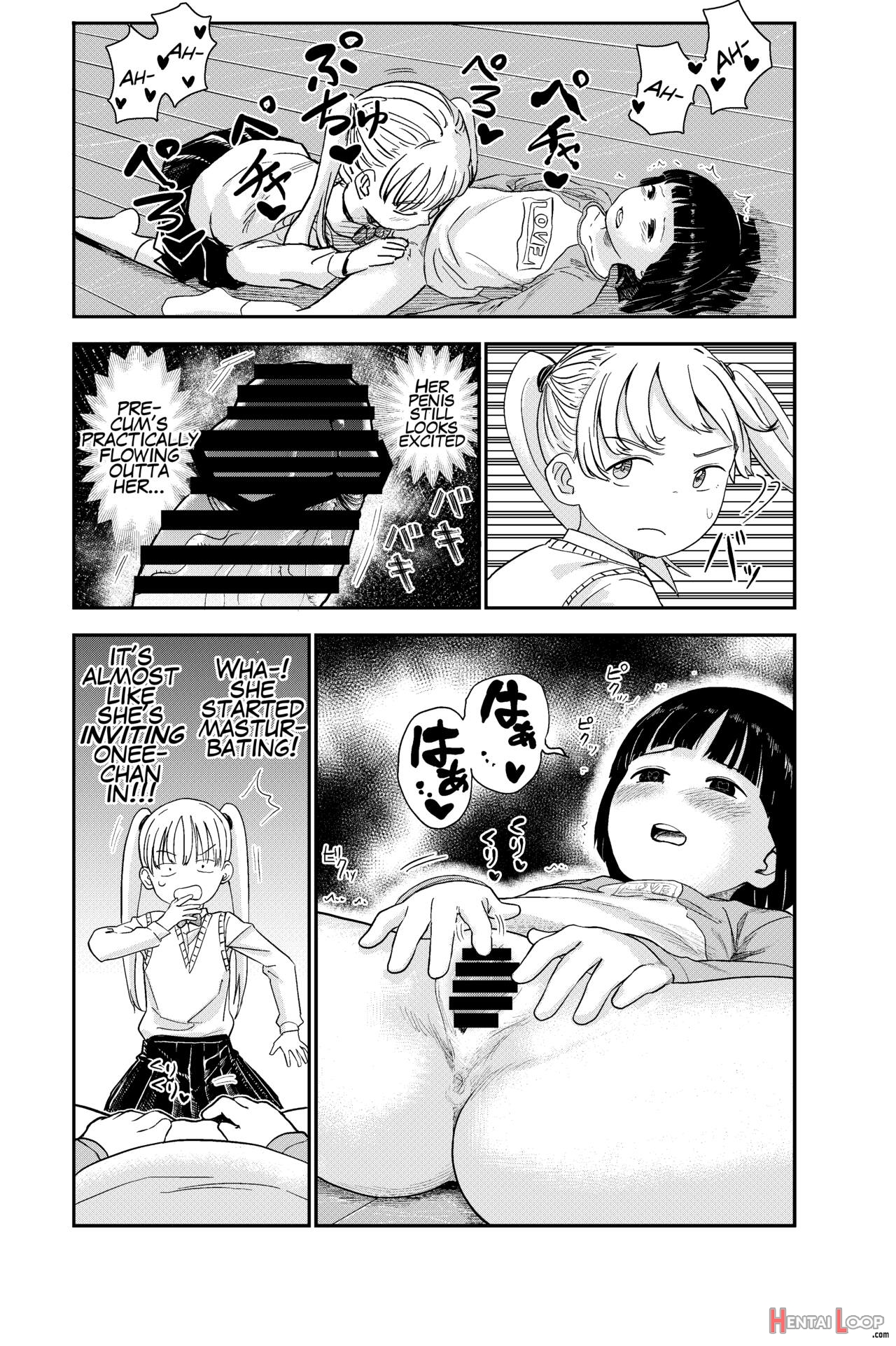 I Hypnotized And Abducted A Middle School Girl To Sate My Futanari Onee-chan's Strong Sexual Desires page 14