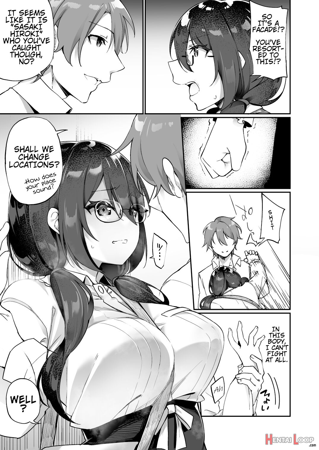 I Switched Bodies With My Large-breasted Yandere Junior Who Is Aroused Just By Hearing The Sound Of My Voice! page 12