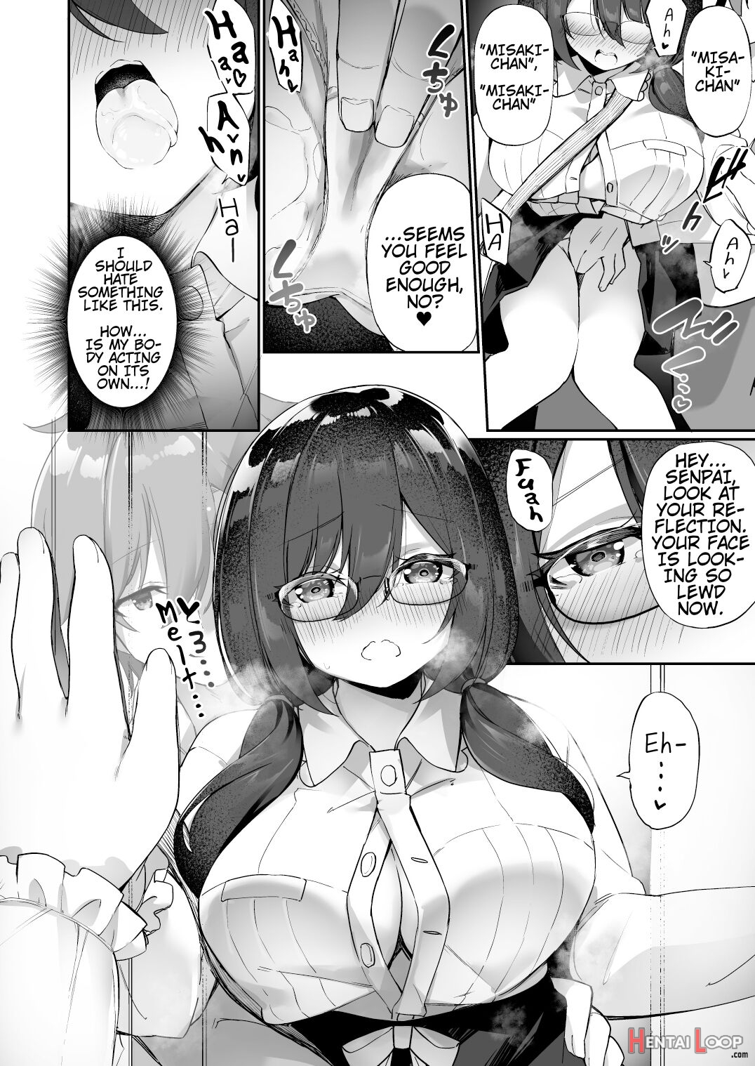 I Switched Bodies With My Large-breasted Yandere Junior Who Is Aroused Just By Hearing The Sound Of My Voice! page 15