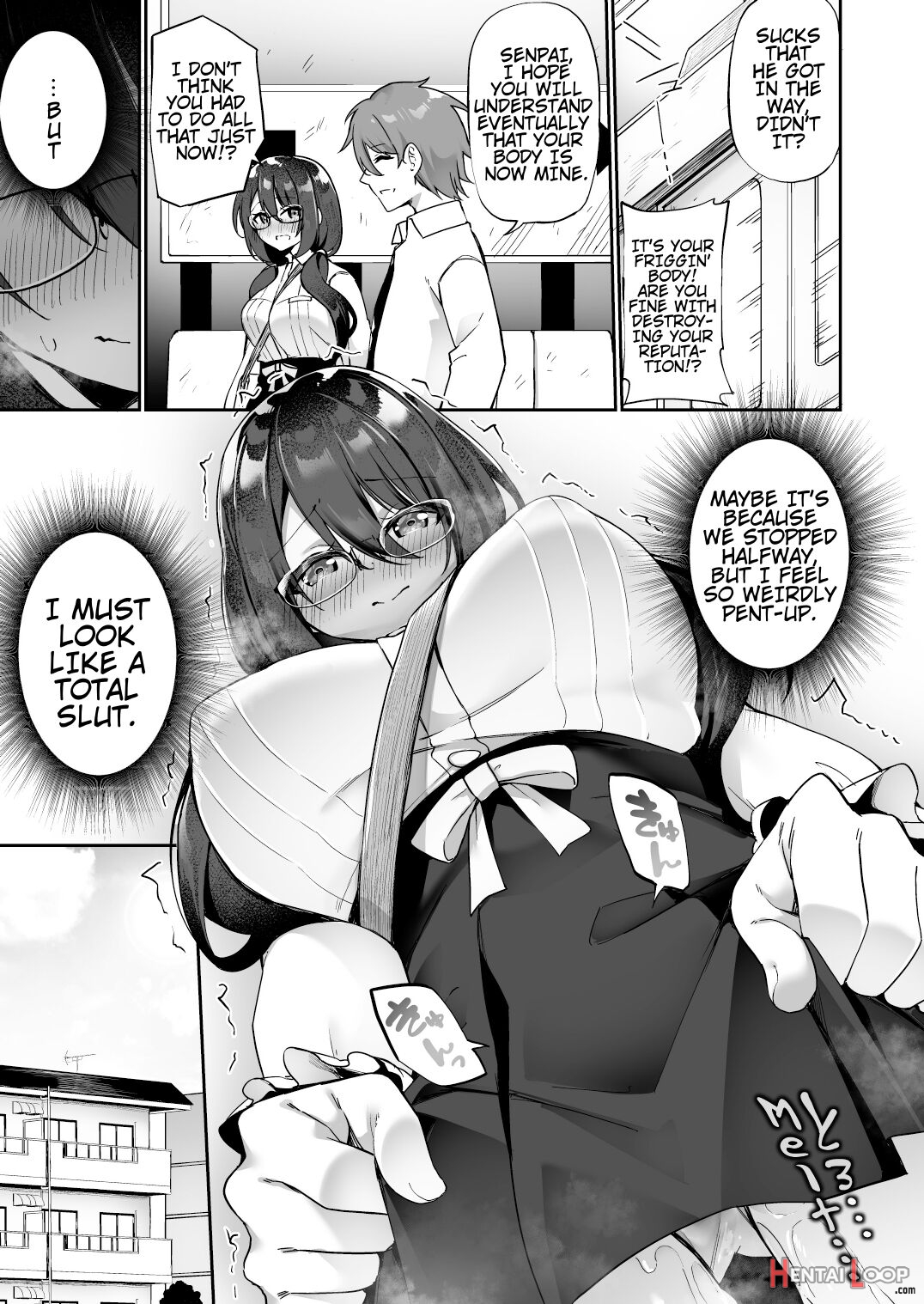 I Switched Bodies With My Large-breasted Yandere Junior Who Is Aroused Just By Hearing The Sound Of My Voice! page 18