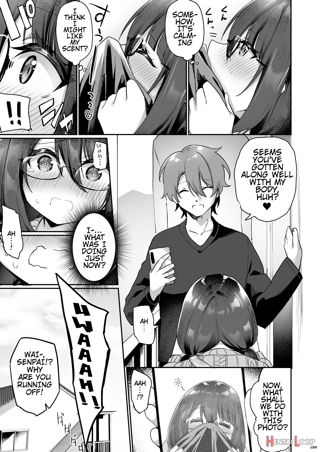 I Switched Bodies With My Large-breasted Yandere Junior Who Is Aroused Just By Hearing The Sound Of My Voice! page 28