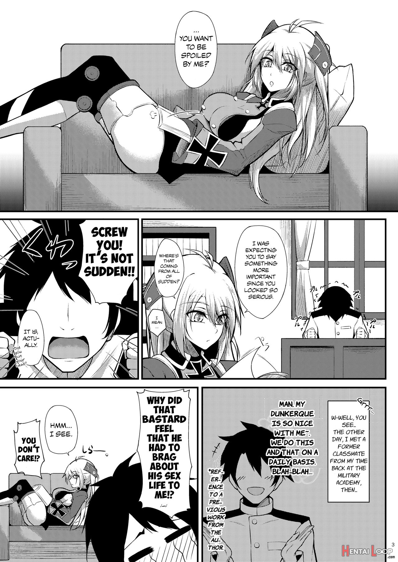 I Want To Be Spoiled By Prinz Eugen!! page 3
