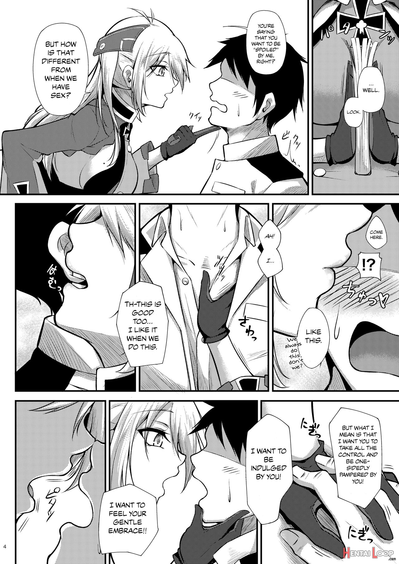 I Want To Be Spoiled By Prinz Eugen!! page 4