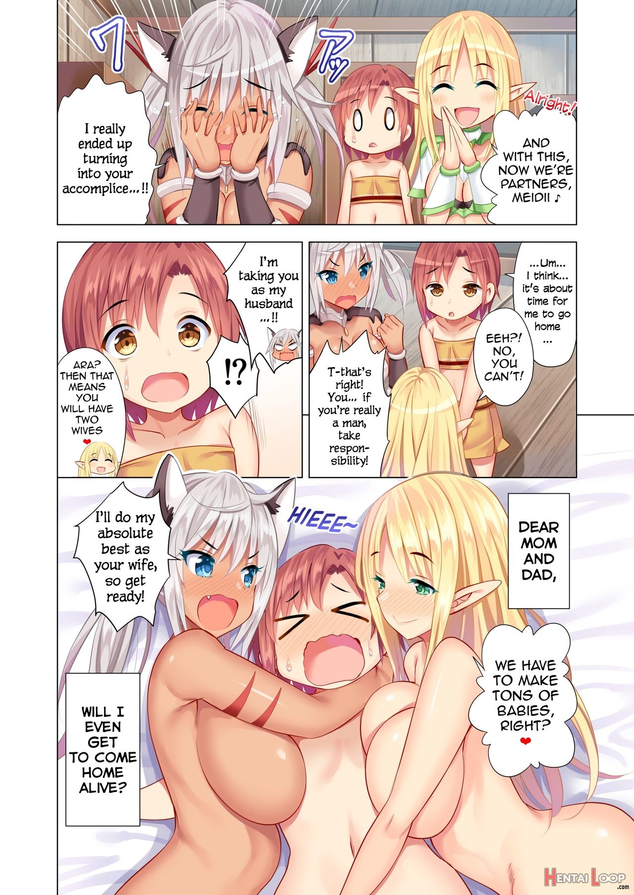 I Was Caught By Lewd Amazons page 38