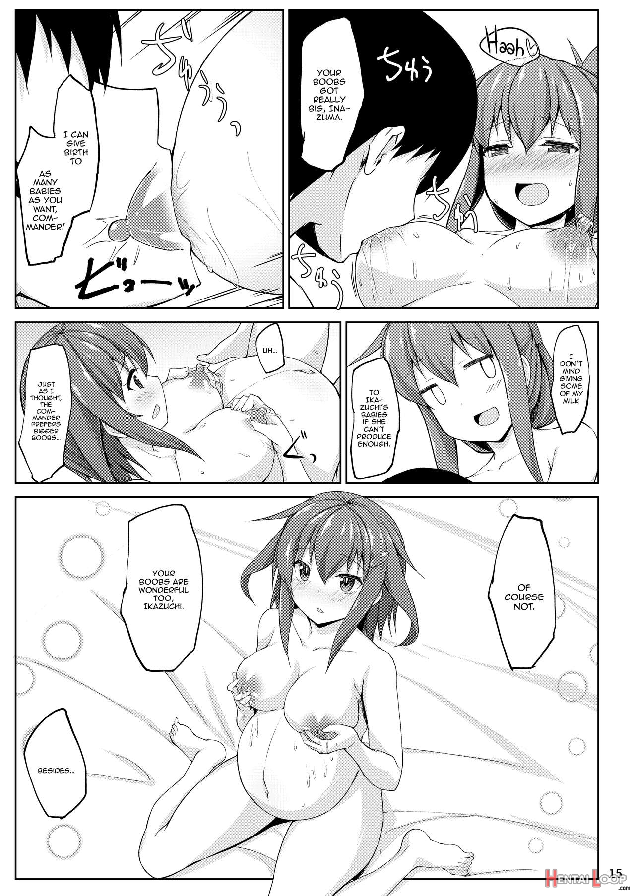 Ikazuchi To Inazuma Wa Shireikan No Aka-chan O Unjau No Desu!! page 15