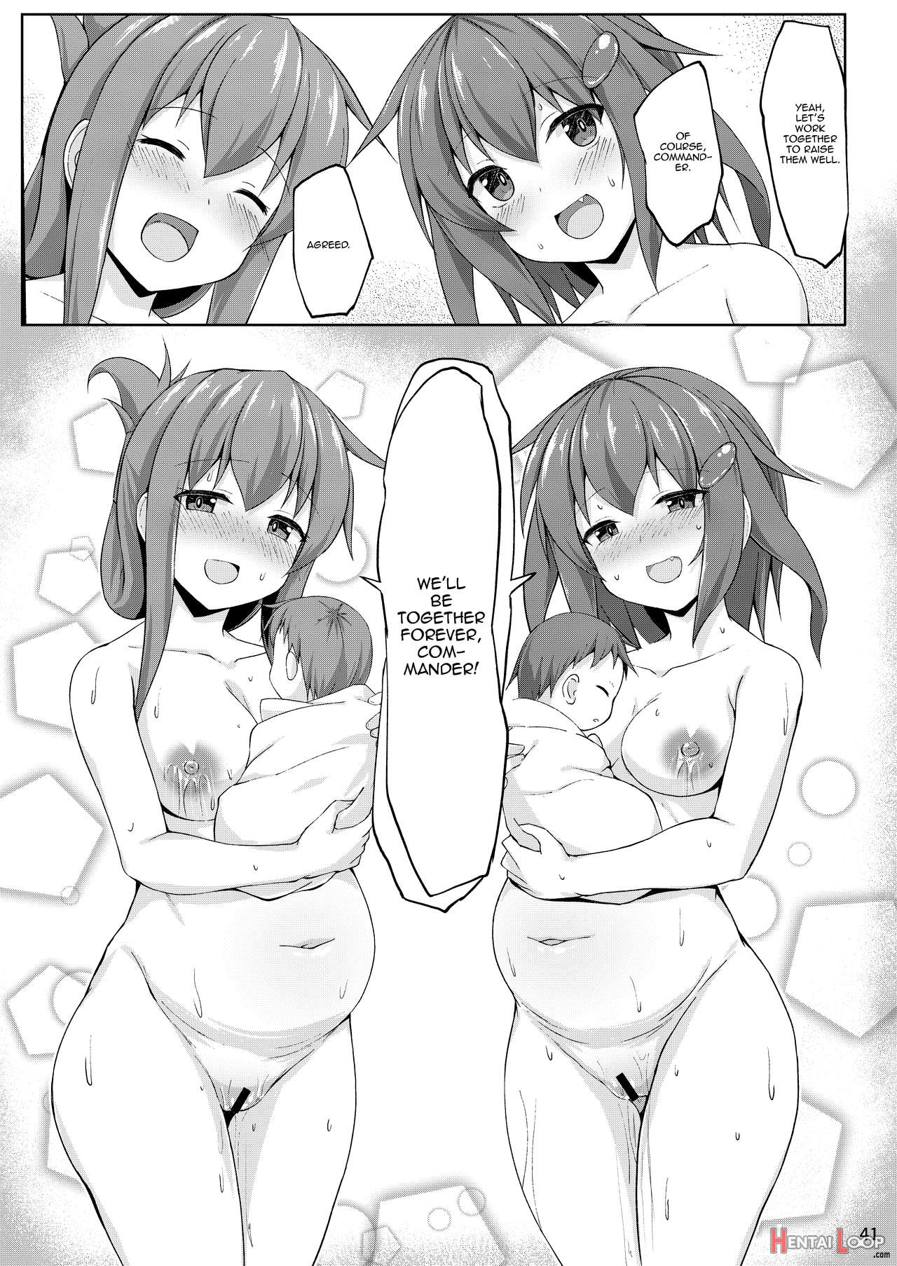 Ikazuchi To Inazuma Wa Shireikan No Aka-chan O Unjau No Desu!! page 41