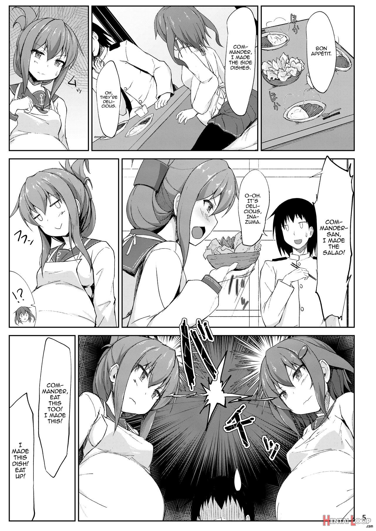 Ikazuchi To Inazuma Wa Shireikan No Aka-chan O Unjau No Desu!! page 5