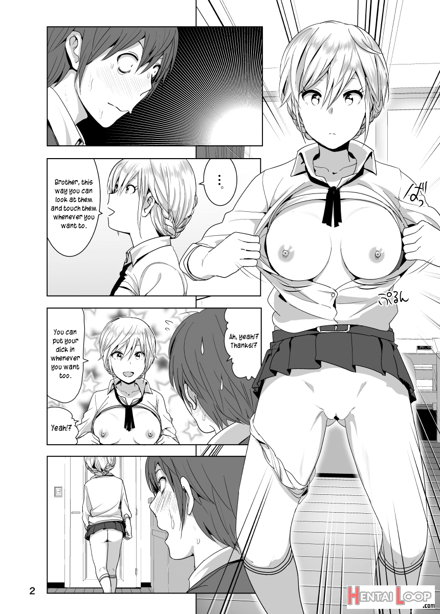 Imouto No Oppai Ga Marudashi Datta Hanashi 2 page 3