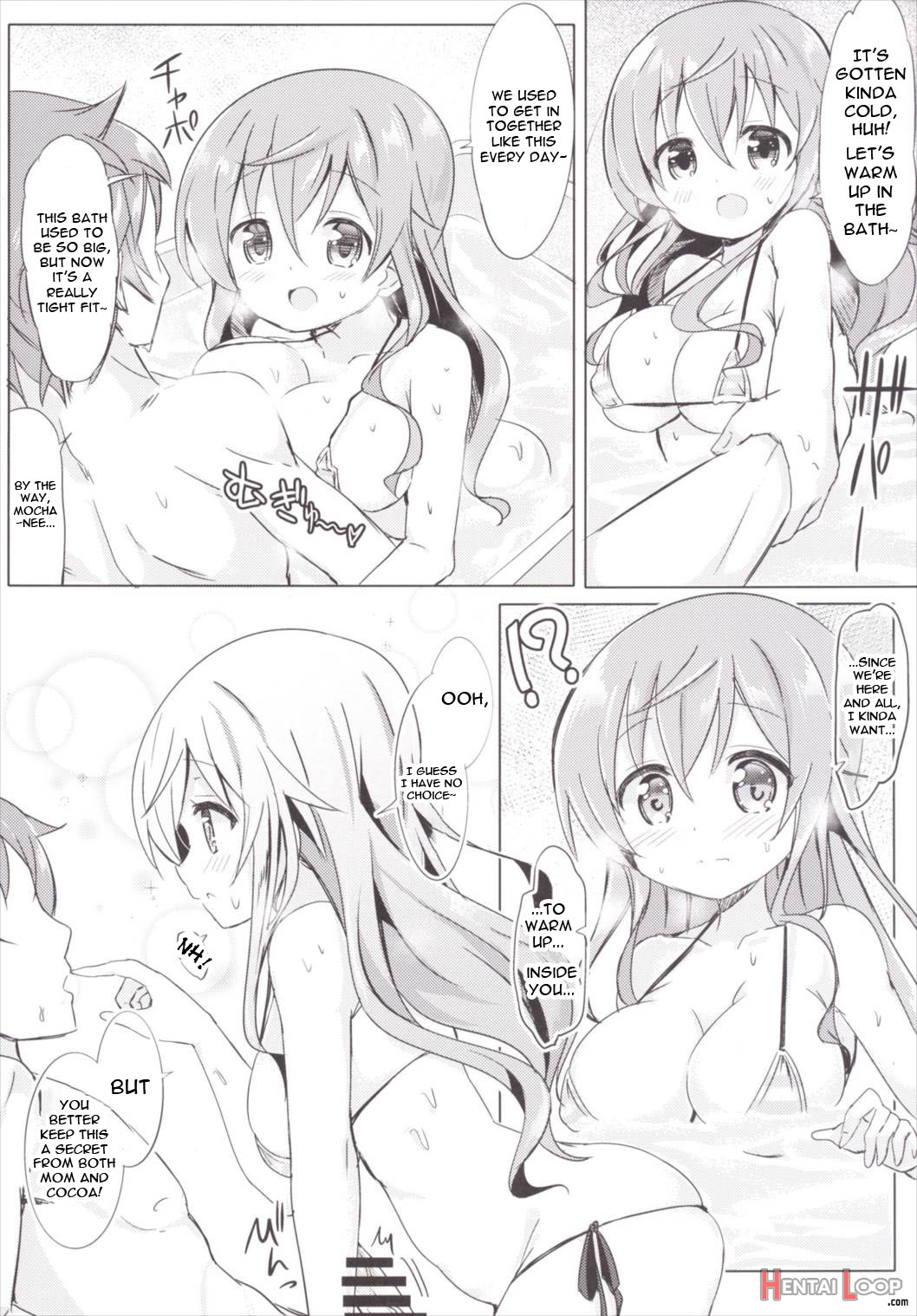 In The Bath With Moka Onee-chan page 10