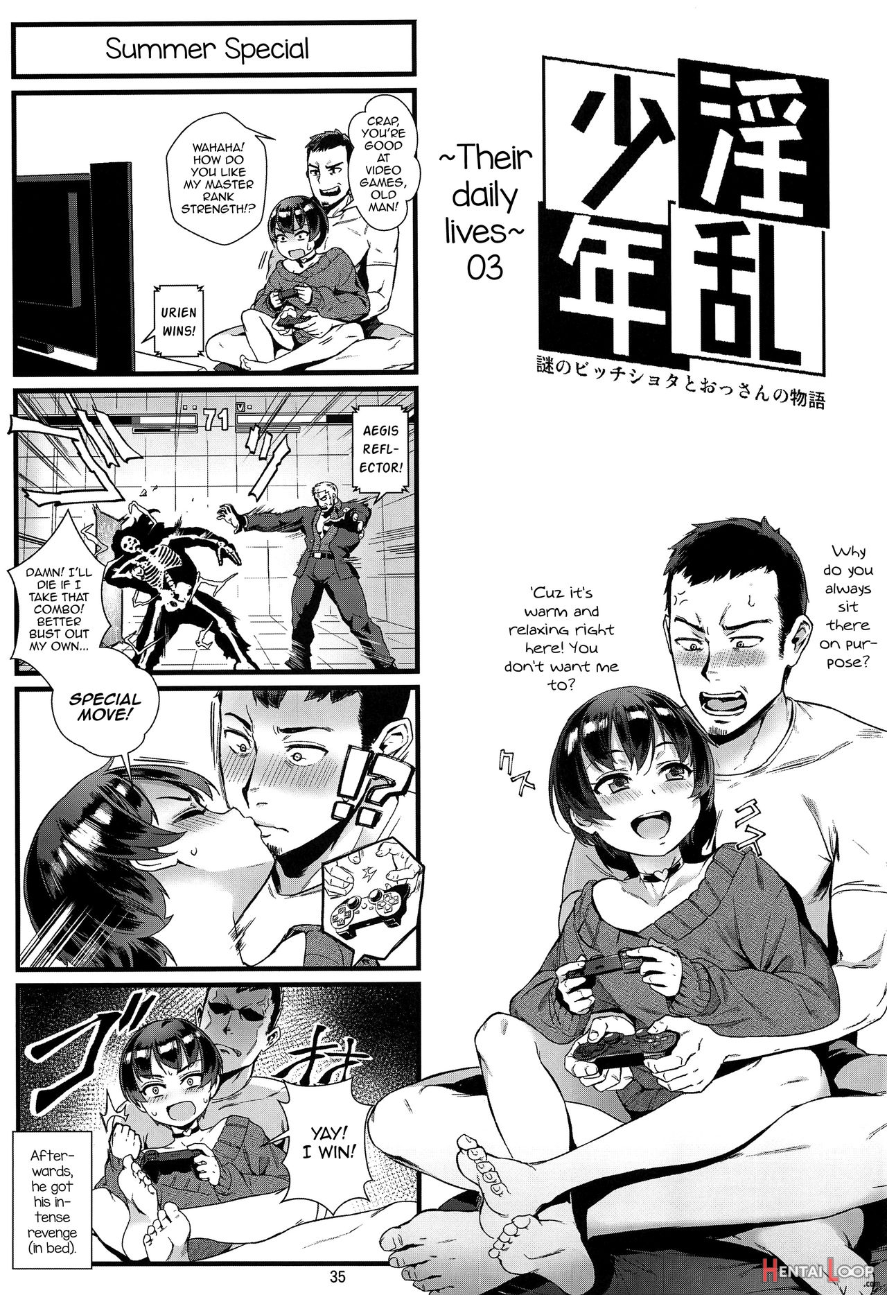 Inran Shounen "nazo No Bitch Shota To Ossan No Monogatari" Vol.2 page 36