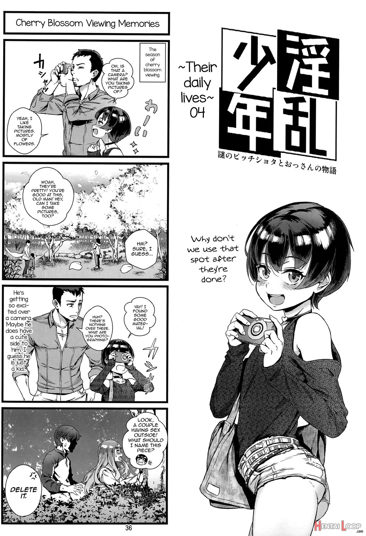 Inran Shounen "nazo No Bitch Shota To Ossan No Monogatari" Vol.2 page 37