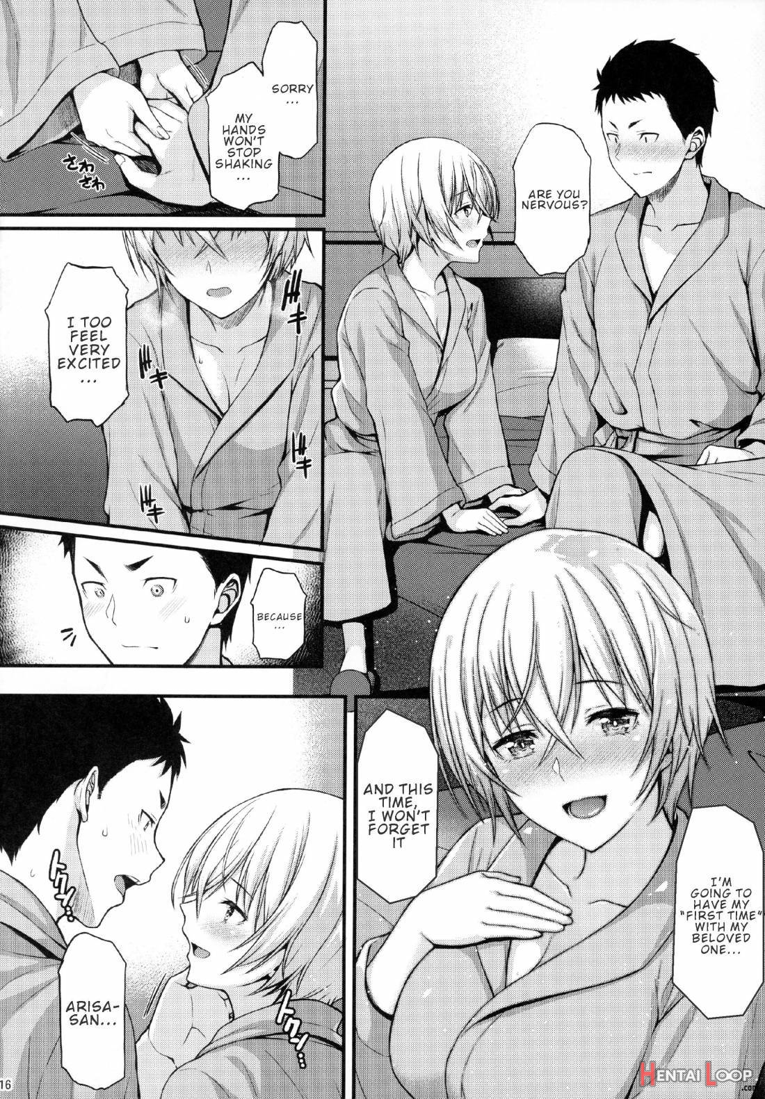 Itoshi No Senpai To Mou Ichido Hajimete O page 14