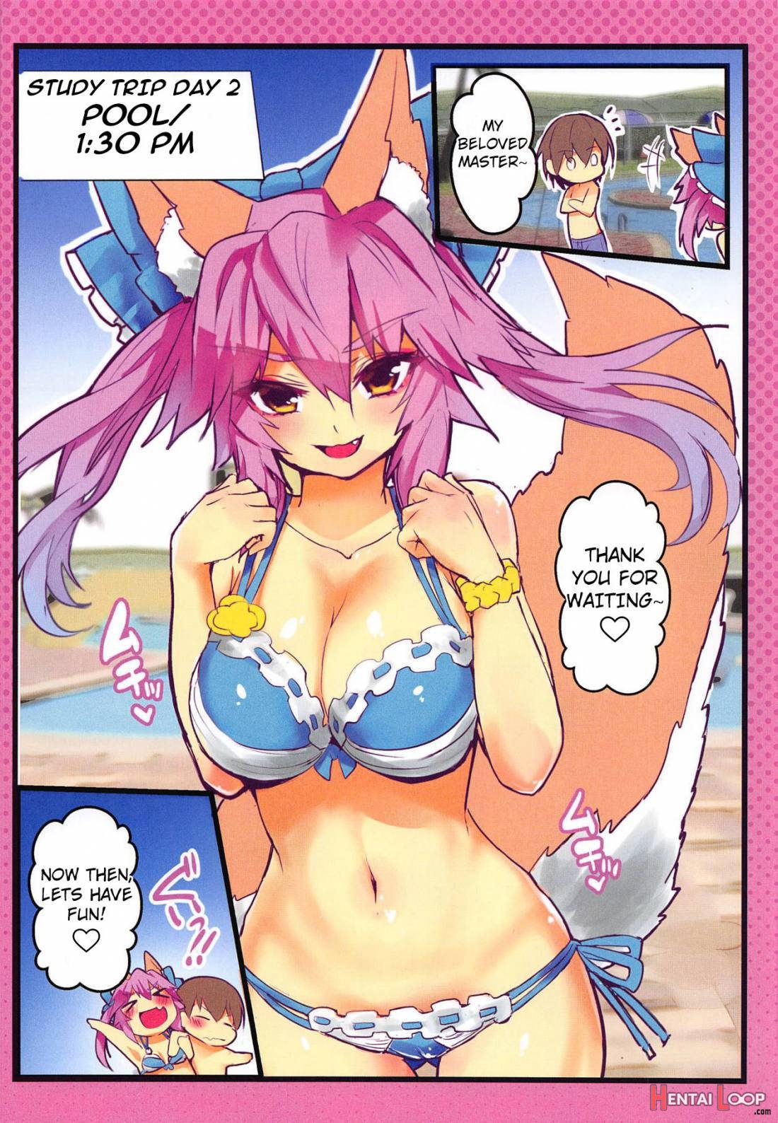 Jk Tamamo No Shuugaku Ryokou Oppai Challenge page 19