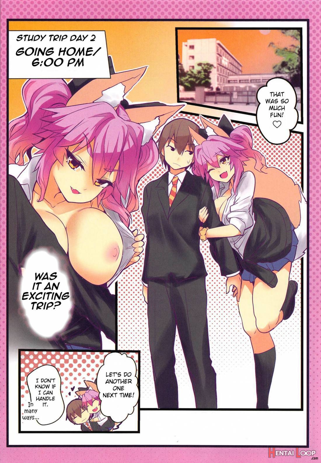 Jk Tamamo No Shuugaku Ryokou Oppai Challenge page 25