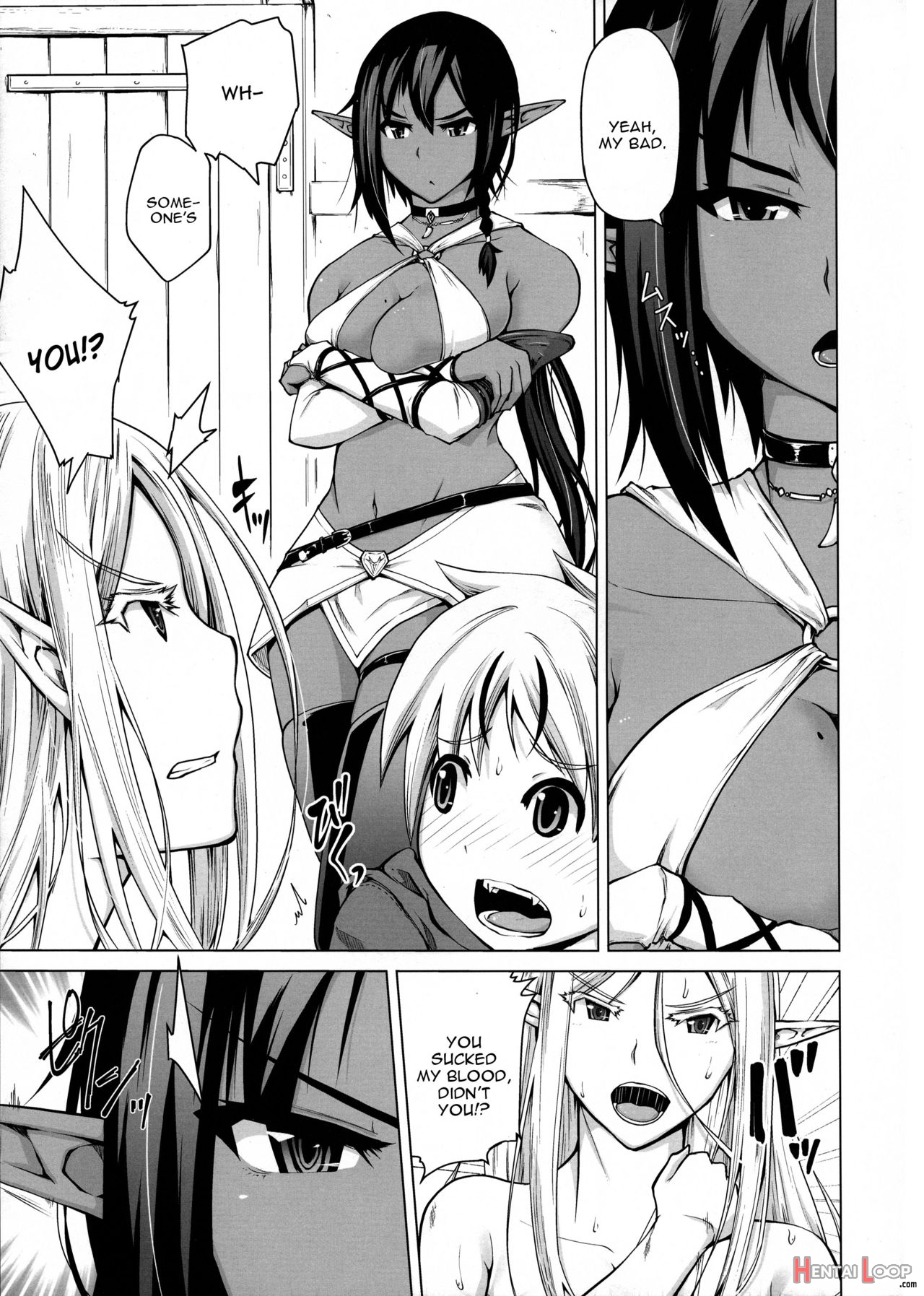 Junpaku Elf To Kasshoku Elf To Chiisana Kyuuketsuki page 5