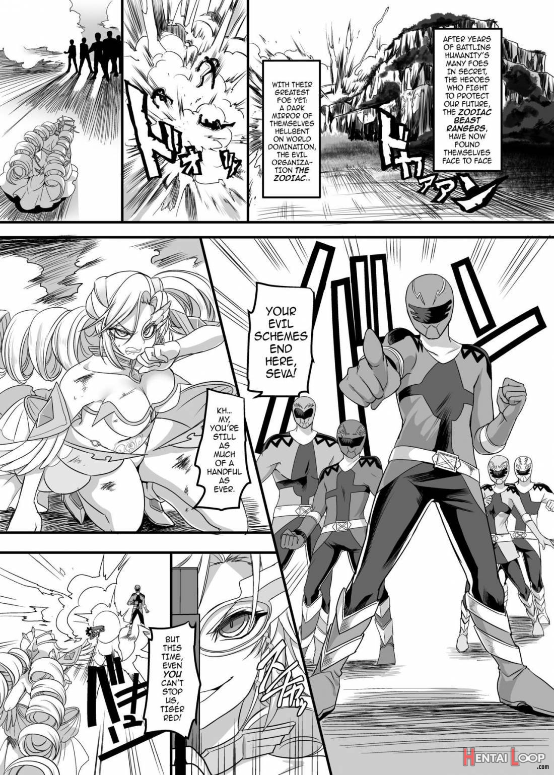 Juunishin Tiger Red ~otosare Yuganda Seigi No Yukue~ page 2