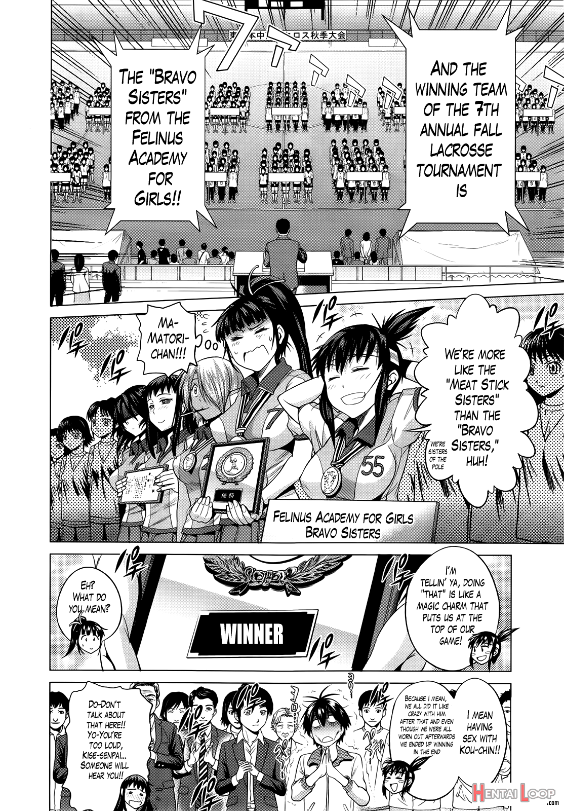 Jyoshi Luck! Girls Lacrosse Club + Bonus Chapter 8 & Booklet Melon page 211