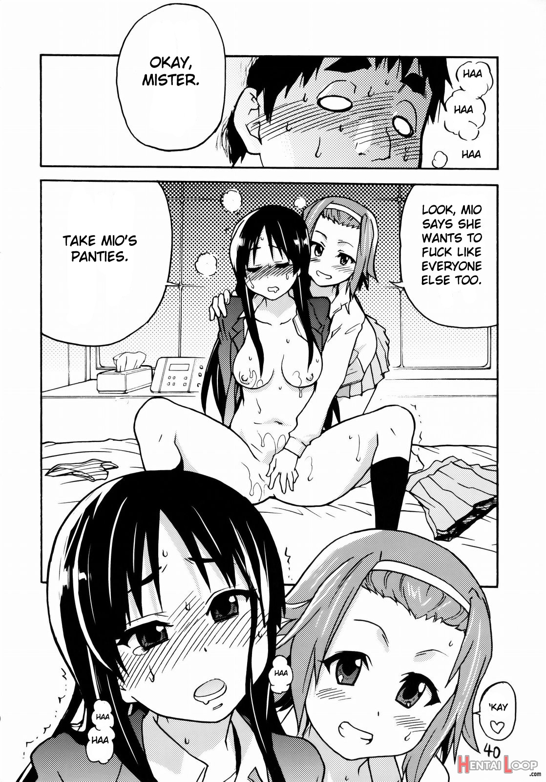 K-on! No Chou Eroi Hon Ga Dekimashita) page 39