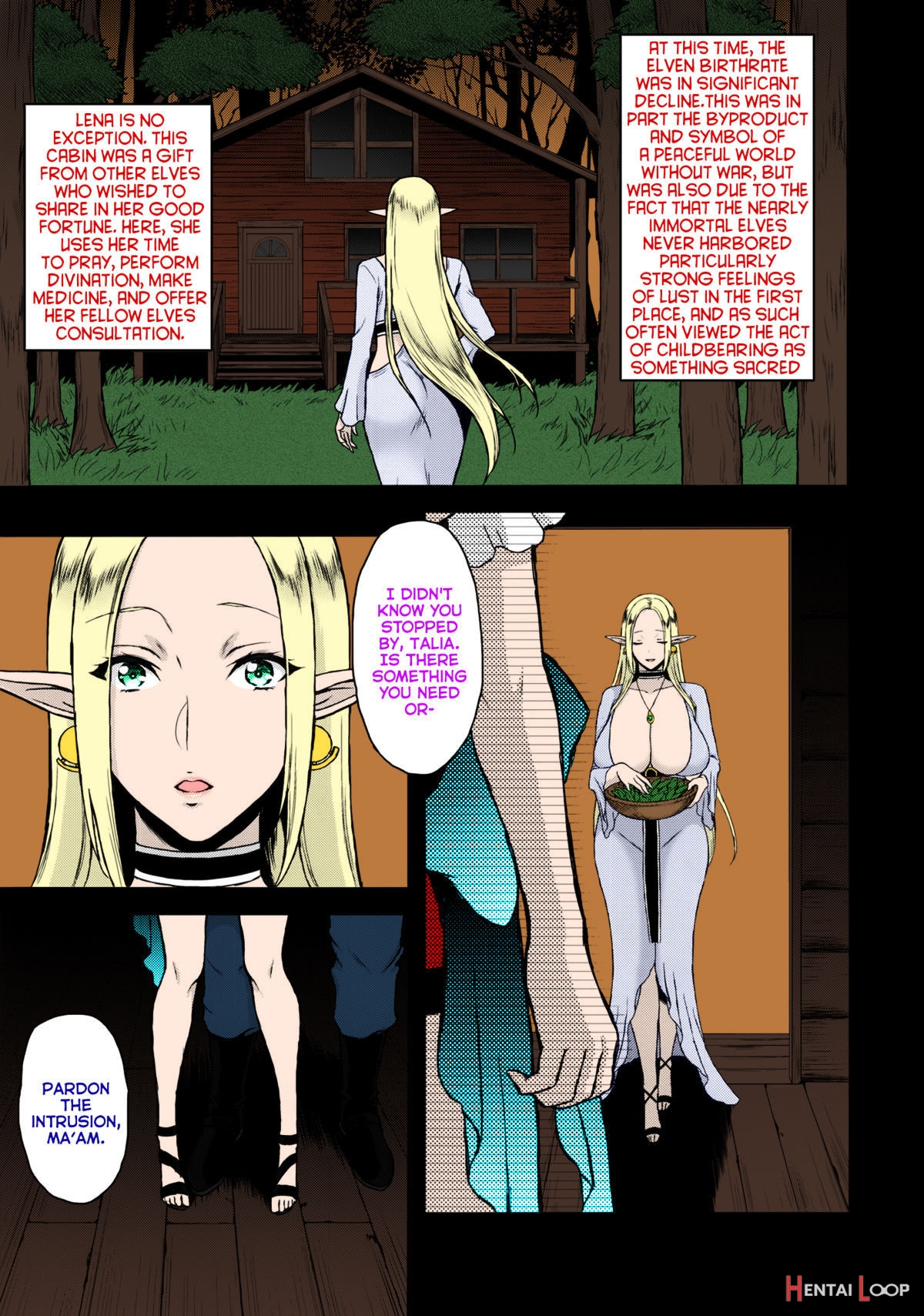 Kaihana - Ochita Elf Tsuma page 4