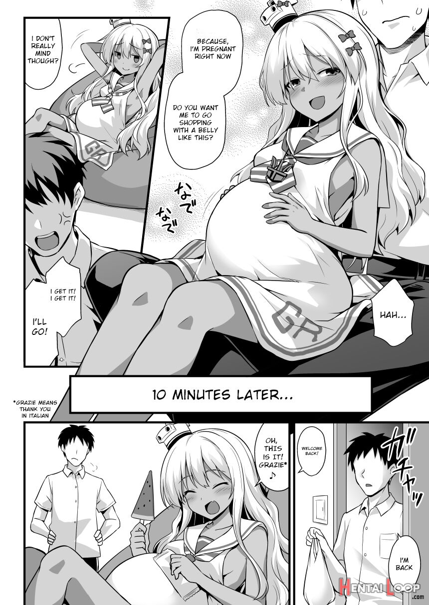 Kanmusu Chakunin Grecale-chan To Tanoshii Botebara H page 3