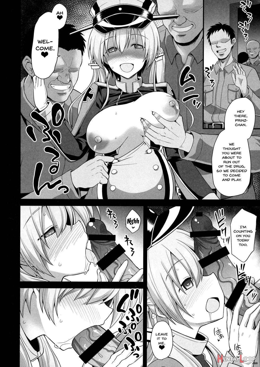 Kanmusu Chakunin Prinz Eugen & Bismarck Shussan Hensai Botai Teikyou page 3