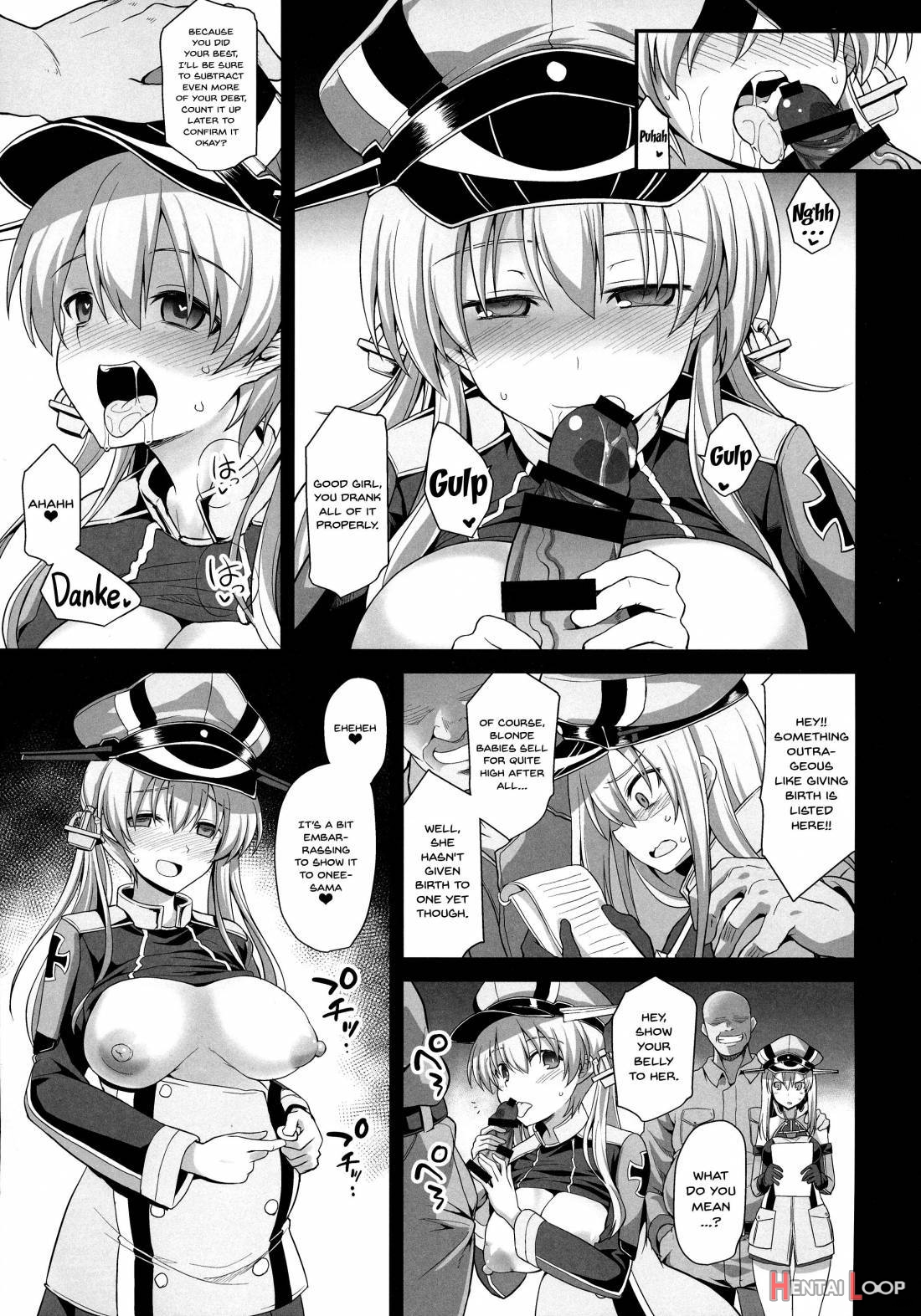 Kanmusu Chakunin Prinz Eugen & Bismarck Shussan Hensai Botai Teikyou page 6