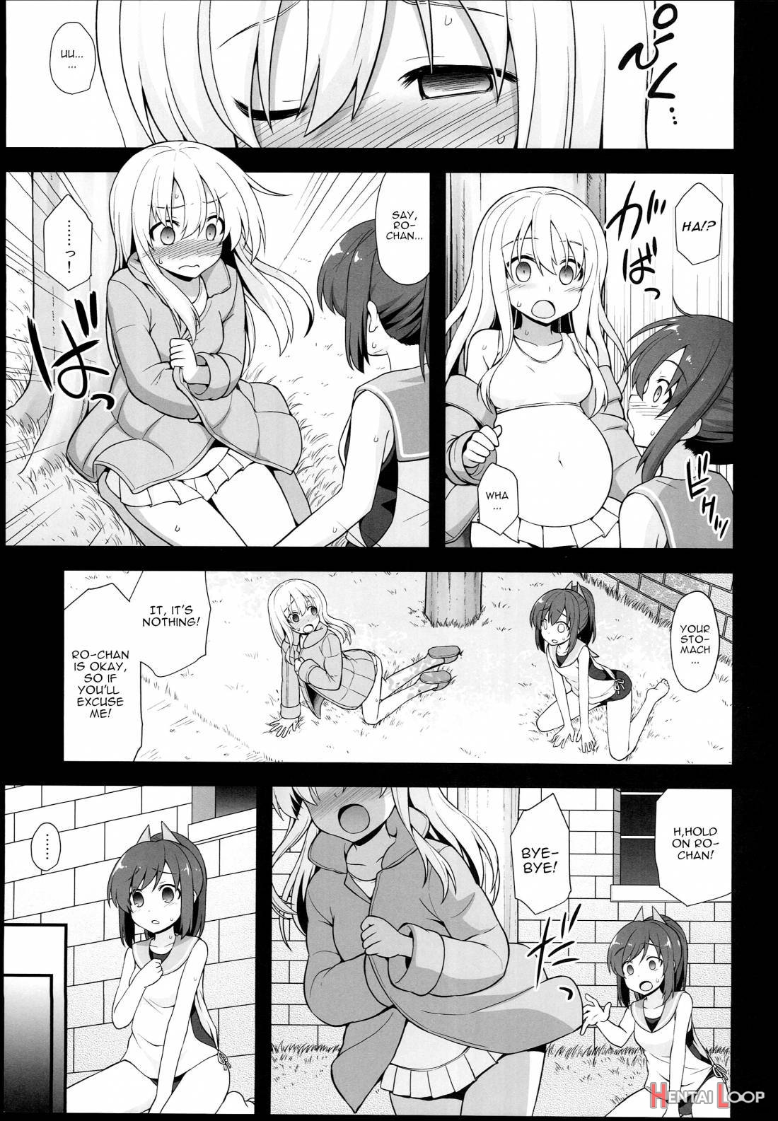 Kanmusu Chakunin Ro-gou Yobai Shussan page 4