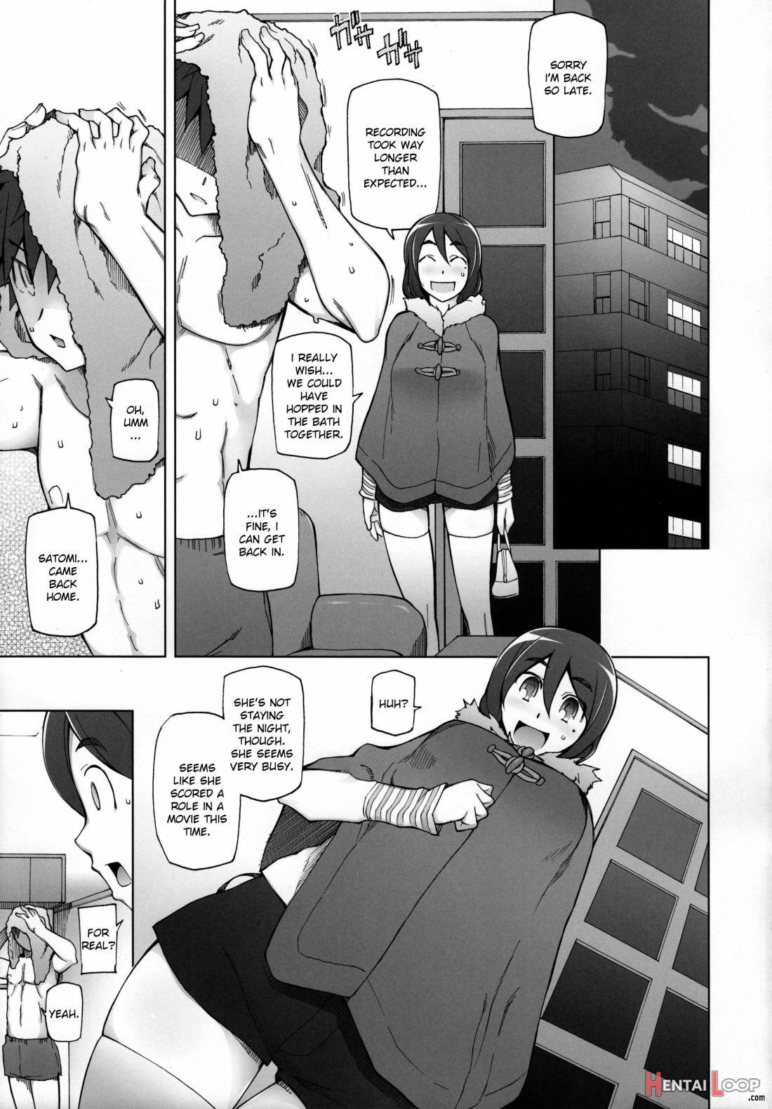 Kanojo Wa Chou Yuumei Geinoujin… Soshite Boku Ni Naisho De Av Joyuu Satomi-satona Gojitsudan 1 page 12