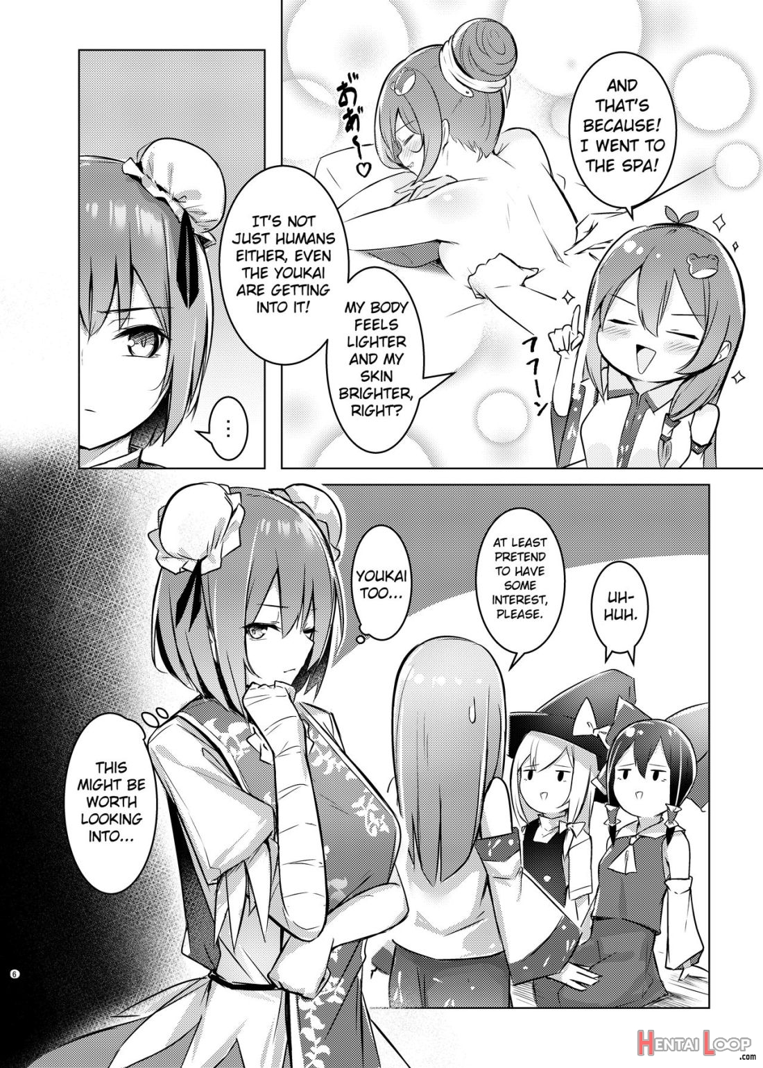 Kasen-chan Ga Seiga-san Ni Massage Sareru Hon page 4