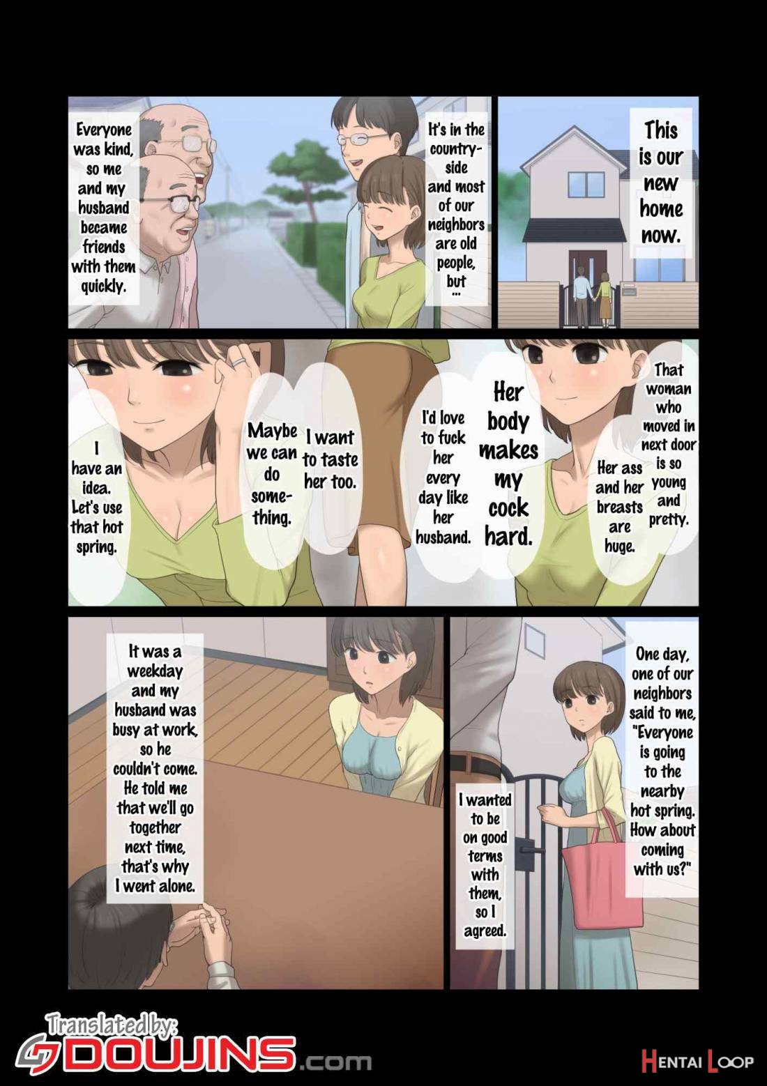 Kinjo No Ojii-san Ni Onsen Ni Tsureteikarete Okasareta Wakazuma page 2