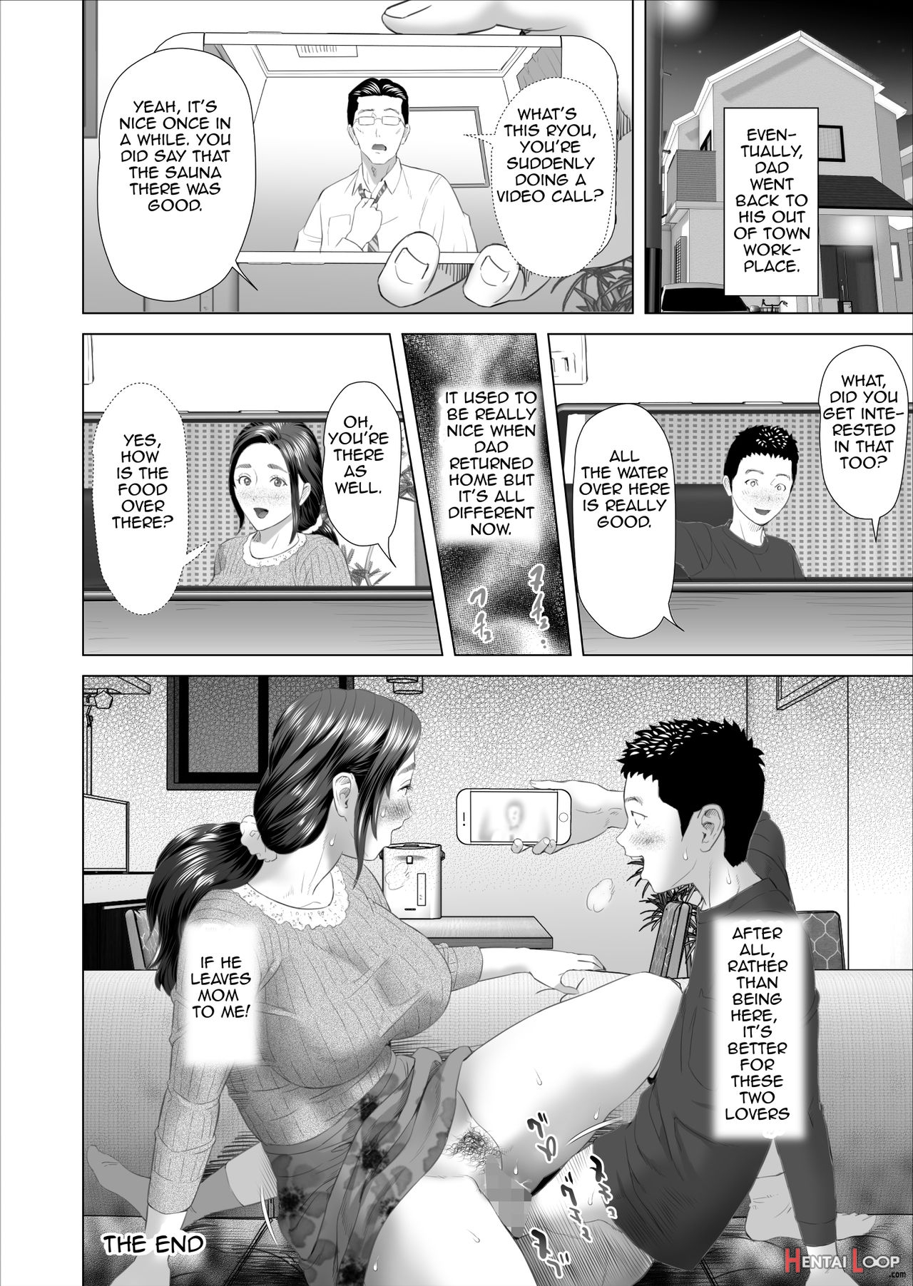 Kinjo Yuuwaku Musuko No Afureru Seiyoku O Nomihosu Haha Hen page 74