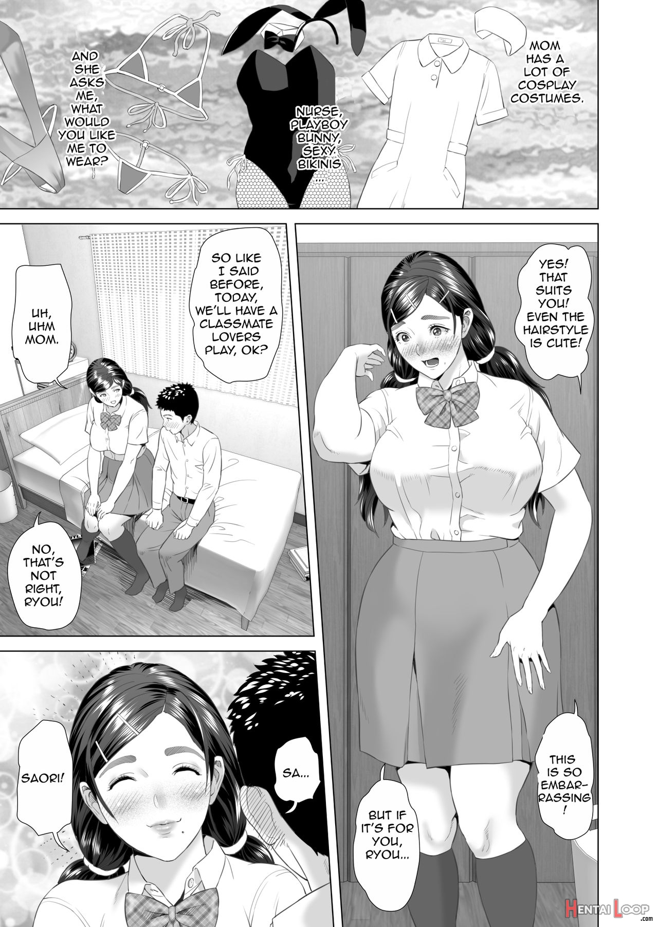 Kinjo Yuuwaku Musuko O Icha Love Sex Zuke Ni Suru Haha Hen page 25